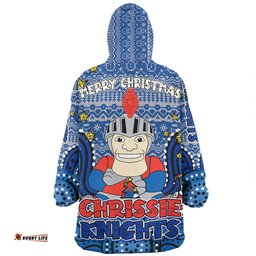 Newcastle Knights Christmas Custom Snug Hoodie - Christmas Knit Patterns Vintage Jersey Ugly Snug Hoodie