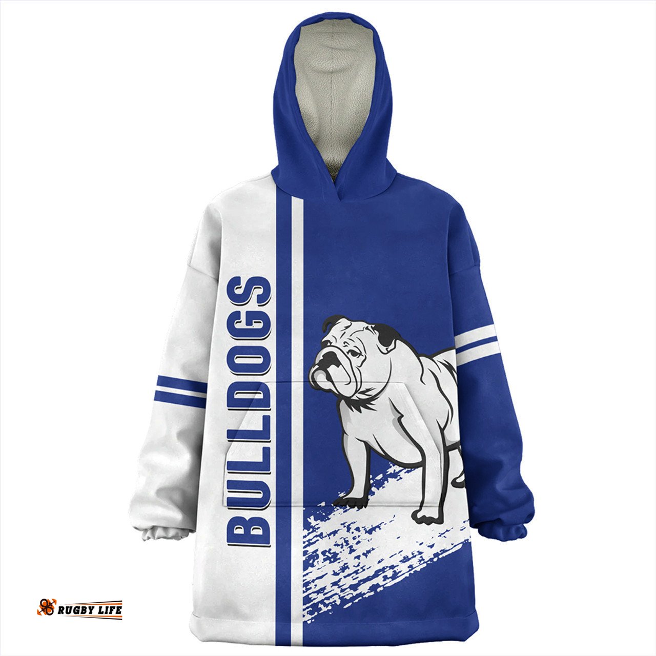 Canterbury-Bankstown Bulldogs Snug Hoodie - Bulldogs Mascot Quater Style