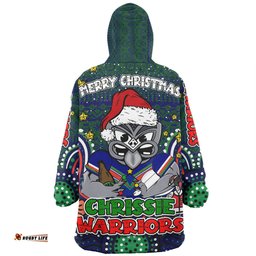 New Zealand Warriors Christmas Custom Snug Hoodie - Christmas Knit Patterns Vintage Jersey Ugly Snug Hoodie
