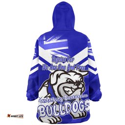 Canterbury-Bankstown Bulldogs Snug Hoodie - Happy Australia Day We Are One And Free