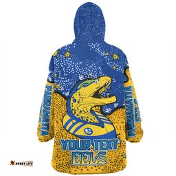 Parramatta Eels Custom Snug Hoodie - Team With Dot And Star Patterns For Tough Fan Snug Hoodie