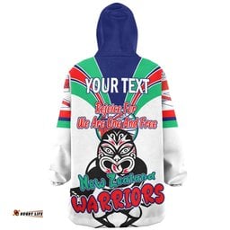 New Zealand Warriors Snug Hoodie - Happy Australia Day We Are One And Free V2