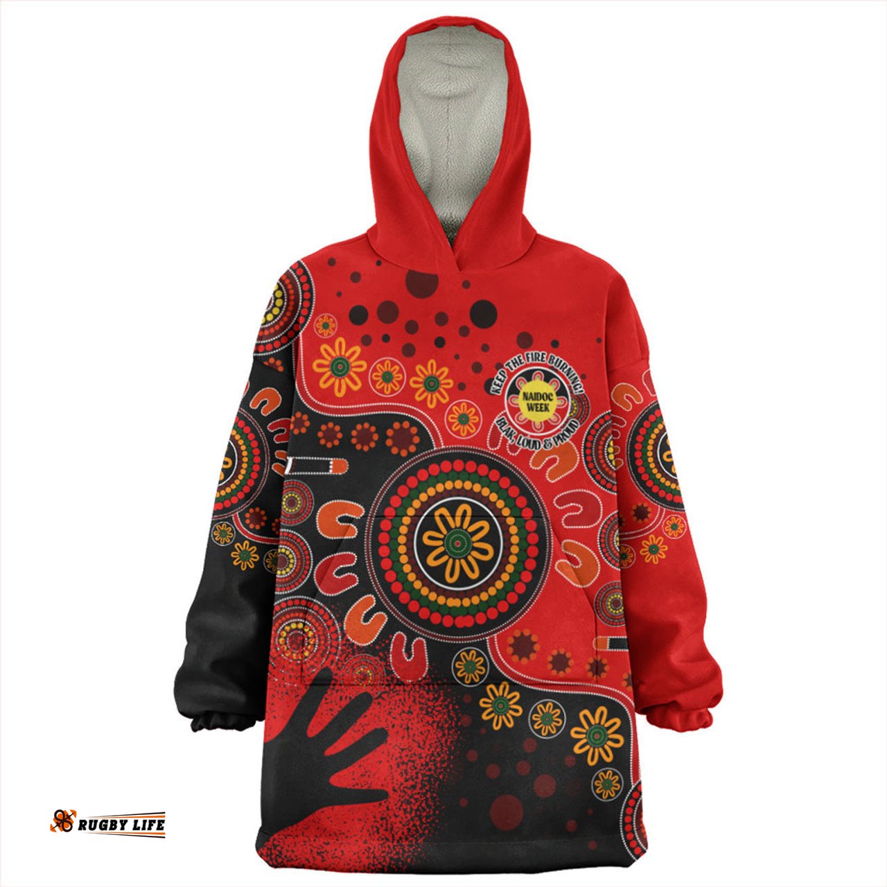 Australia Snug Hoodie Aboriginal Indigenous Naidoc Week Simple