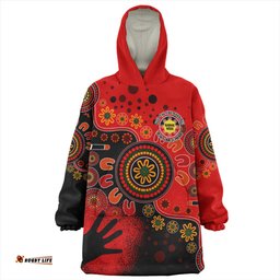 Australia Snug Hoodie Aboriginal Indigenous Naidoc Week Simple