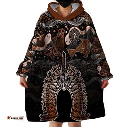 torres strait islander naidoc 2024 wearable blanket hoodie dhari headdress indigenous cultural spirit