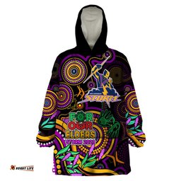 custom storm rugby aboriginal art wearable blanket hoodie naidoc indigenous tribal