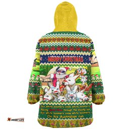 Australia Christmas Custom Snug Hoodie - Six White Boomers Snug Hoodie