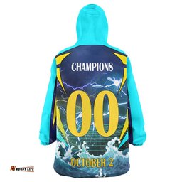 eels rugby snug hoodie custom final series champions eels rugby league player and number oodie blanket