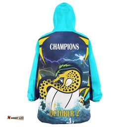 eels rugby snug hoodie custom final series champions eels rugby league player and number oodie blanket