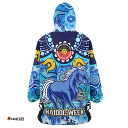brumbies rugby custom snug hoodie naidoc week and torres strait brumbies with aboriginal patterns oodie blanket