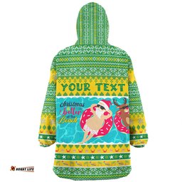 Australia Christmas Custom Snug Hoodie - Christmas Is Better At The Beach Snug Hoodie