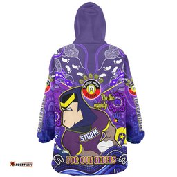 australia melbourne naidoc week custom wearable blanket hoodie for our elders home jersey wearable blanket hoodie