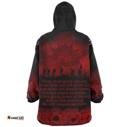 Australia Anzac Day Snug Hoodie - Their Names Liveth Forevermore Snug Hoodie