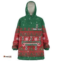 South Sydney Rabbitohs Custom Snug Hoodie - Special Ugly Christmas Snug Hoodie