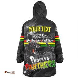 Penrith Panthers Snug Hoodie - Happy Australia Day We Are One And Free