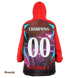 st george rugby snug hoodie custom final series champions dragons rugby league player and number oodie blanket