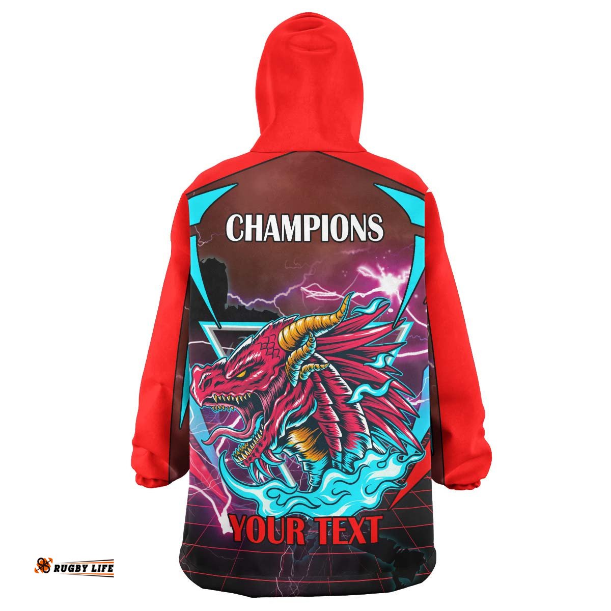 st george rugby snug hoodie custom final series champions dragons rugby league player and number oodie blanket