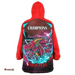 st george rugby snug hoodie custom final series champions dragons rugby league player and number oodie blanket