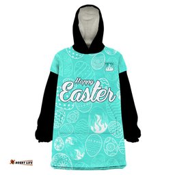 brisbane heat cricket happy easter day wearable blanket hoodie simple style