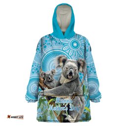 australia mothers day wearable blanket hoodie i love you every universe aboriginal art