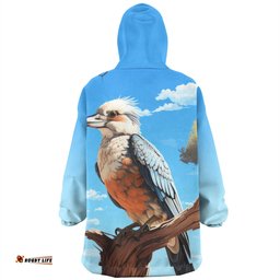 Australia Kookaburra Snug Hoodie - Kookaburra With Blue Sky Snug Hoodie