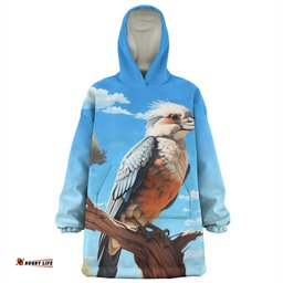 Australia Kookaburra Snug Hoodie - Kookaburra With Blue Sky Snug Hoodie