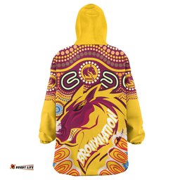 Brisbane Broncos Custom Snug Hoodie - Indigenous Bronxnation Sport Oodie