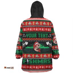 Australia Christmas Fishing Custom Snug Hoodie - Merry Ugly Fishmas Snug Hoodie