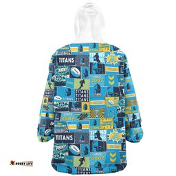 Gold Coast Titans Sport Snug Hoodie - Team Of Us Die Hard Fan Supporters Comic Style