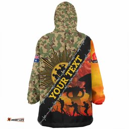 Australia Anzac Day Snug Hoodie - Anzac Lest We Forget Quotes Vintage Style Snug Hoodie