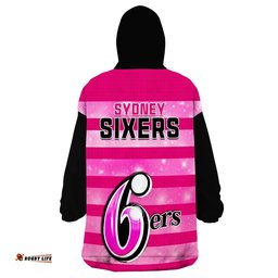 sydney sixers cricket wearable blanket hoodie galaxy star simple ver02