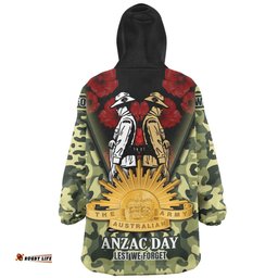 Australia Snug Hoodie - Anzac Day Australian Army Camo Patterns