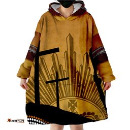 anzac day our heroes wearable blanket hoodie