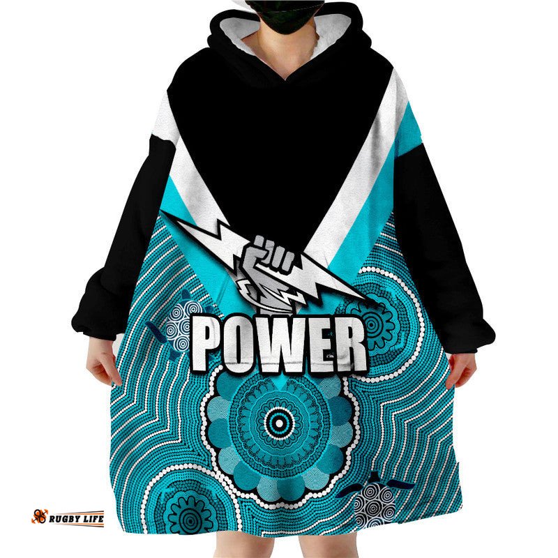 australian football league power wearable blanket hoodie