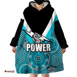 australian football league power wearable blanket hoodie