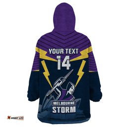 custom australia day storm wearable blanket hoodie nrl 2024 sydney opera house with map