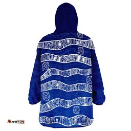 australian football league cats aboriginal jersey wearable blanket hoodie