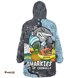 Cronulla-Sutherland Sharks Custom Snug Hoodie - Australian Big Things Snug Hoodie