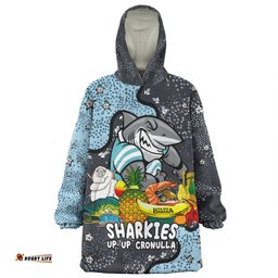 Cronulla-Sutherland Sharks Custom Snug Hoodie - Australian Big Things Snug Hoodie