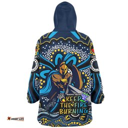 Gold Coast Titans Snug Hoodie Aboriginal Inspired Naidoc Week Custom For Die Hard Fan Supporters