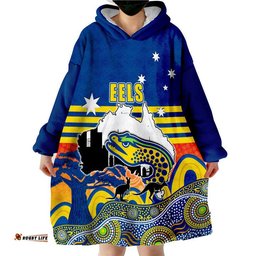roosters rugby wearable blanket hoodie australia day style