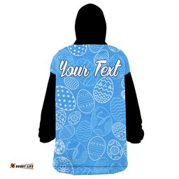 custom personalised adelaide strikers cricket happy easter day wearable blanket hoodie simple style