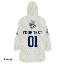 custom personalised adelaide united the reds wearable blanket hoodie soccer club original style beige