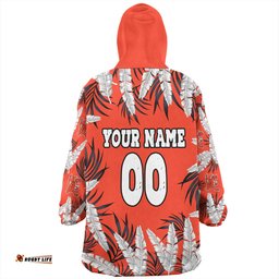 St. George Illawarra Dragons Custom Snug Hoodie - Tropical Patterns St. George Illawarra Dragons Snug Hoodie