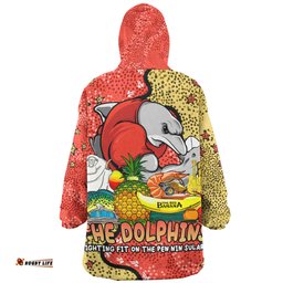 Redcliffe Dolphins Custom Snug Hoodie - Australian Big Things Snug Hoodie
