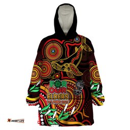 dolphins rugby aboriginal art wearable blanket hoodie naidoc indigenous tribal