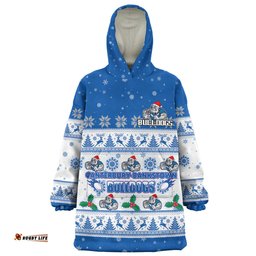 Canterbury-Bankstown Bulldogs Christmas Custom Snug Hoodie - Special Ugly Christmas Snug Hoodie
