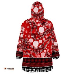 melbourne renegades christmas mix aboriginal wearable blanket hoodie