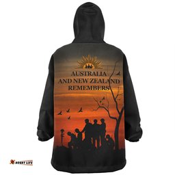 Australia Snug Hoodie - Anzac Day Australia And New Zealand Remembers