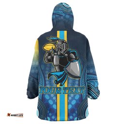 titans rugby snug hoodie custom titans rugby ball aboriginal indigenous sport style oodie blanket